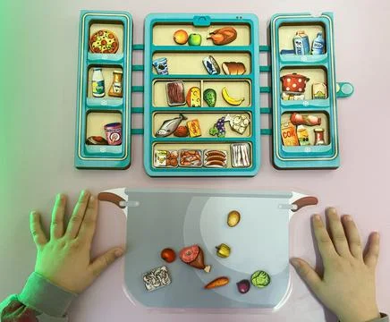 The study of speech therapy material for the production of sounds Stock Photos