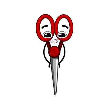 Study stationery character cartoon vector illustration Stock Illustration