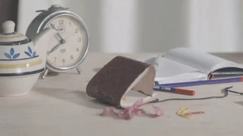 Study Table Pan shot 動画素材 79917905