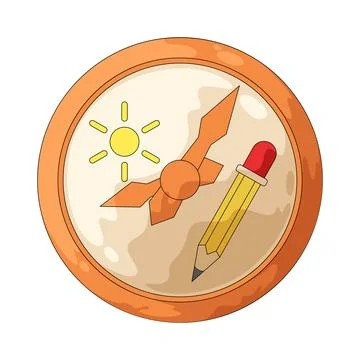 Study time illustration Stock Illustration