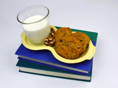 Study Time Snack Stock Photos