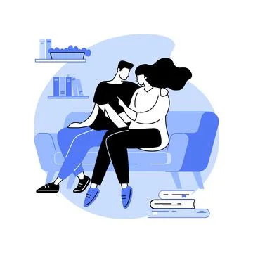 Study together isolated cartoon vector illustrations. Stock Illustration