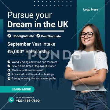 Study in the uk september intake scholarship opportunity PSD Template