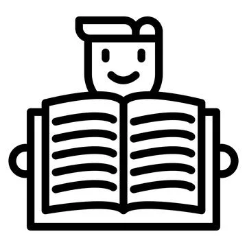 Study Vector Icon Design Illustration Stock Illustration
