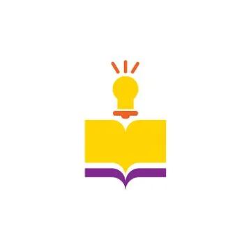 Study vector icon design template Illustrazione stock