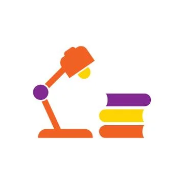 Study vector icon design template Stockillustratie