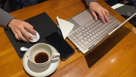 Study, work, coffee and overtime Video stock 272275626