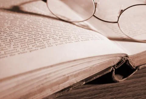 Studying a classic Stock Photos