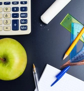 Studying composition Stock Photos