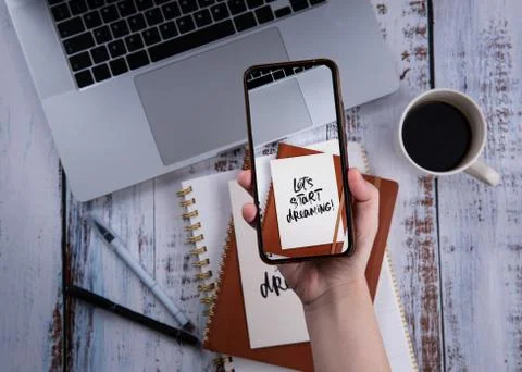 Studying on a computer or distance learning and working through the Internet Stock Photos