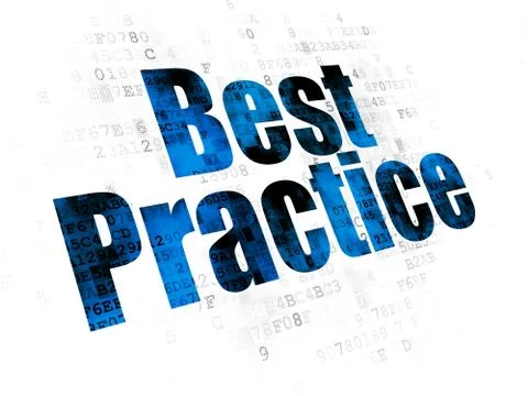 Studying concept: Best Practice on Digital background 스톡 일러스트