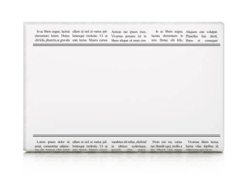 Studying concept: newspaper with Tutorial and Head With Gears Illustrazione stock