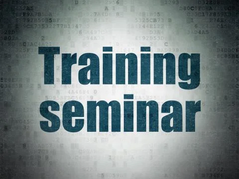 Studying concept: Training Seminar on Digital Data Paper background 스톡 일러스트