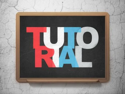 Studying concept: Tutorial on School Board background 스톡 일러스트