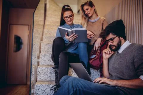 Studying for an exam Stock Photos