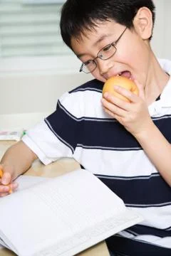 Studying kid Stock Photos
