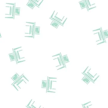 Studying kindergarten glyph seamless pattern 스톡 일러스트