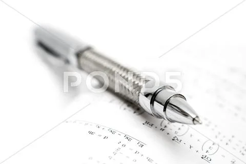 Studying Maths Stock Photos