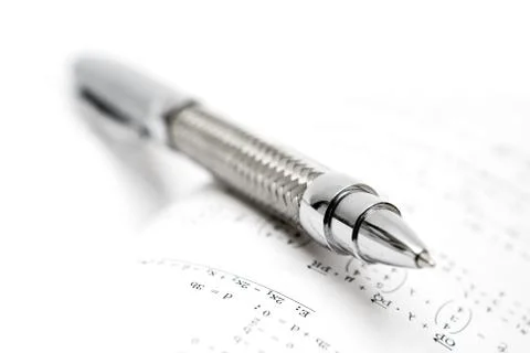 Studying Maths Foto stock