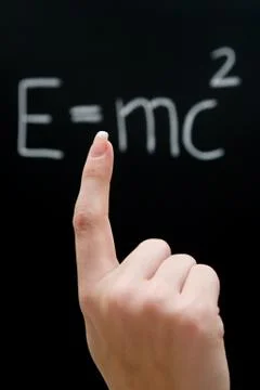 Studying Physics Foto stock