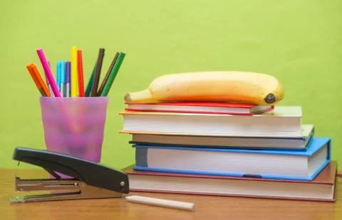 Studying table Stock Photos