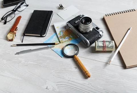 Stuff for travel Stock Photos