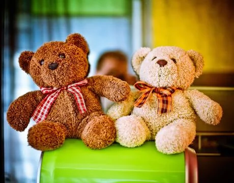 Stuffed  bears Stock Illustration