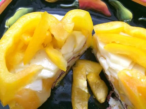 Stuffed Bell Pepper Stock Photos