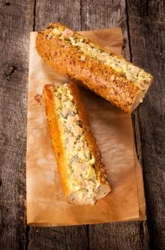 Stuffed bread Stock Photos