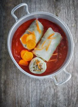 Stuffed Cabbage Rolls Stock Photos