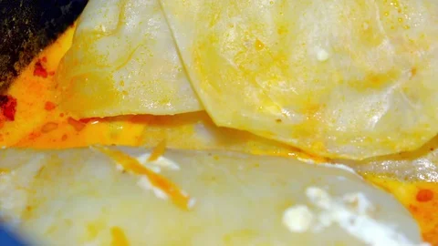 Stuffed cabbage stewed in a pot Video stock 72586892