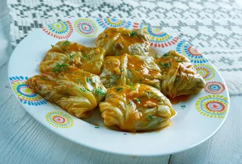 Stuffed cabbage Tolma Foto stock