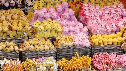 Stuffed camel toys Stock Footage 103382594