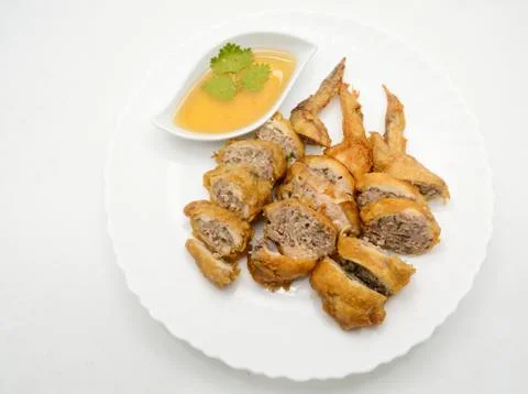 Stuffed Chicken Wings Stock Photos