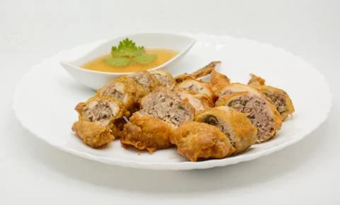 Stuffed Chicken Wings Stock Photos