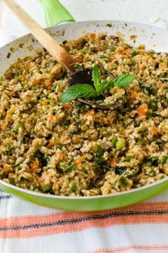 Stuffed dock leaves Stock Photos