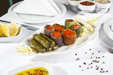Stuffed dolmas Foto stock