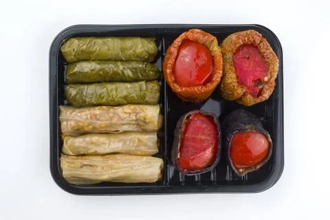 Stuffed dolmas Stock Photos