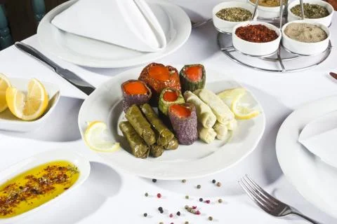Stuffed dolmas Stock Photos