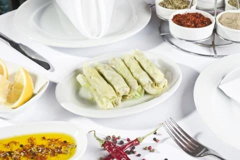 Stuffed dolmas Stock Photos