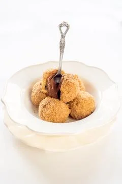 Stuffed dumplings Stock Photos