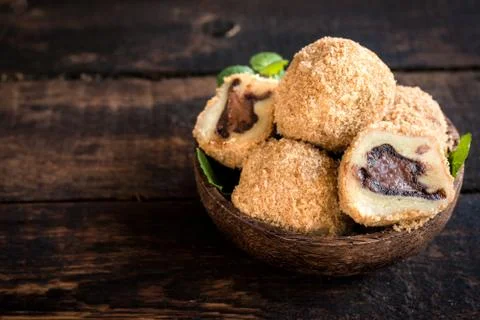 Stuffed dumplings Stock Photos