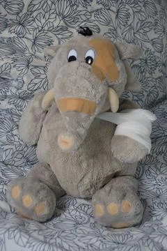 A stuffed elephant Foto stock