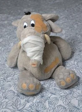A stuffed elephant Stock Photos