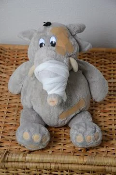 A stuffed elephant Stock Photos