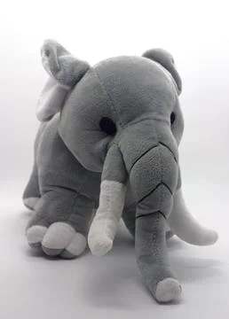 STUFFED ELEPHANT Foto stock