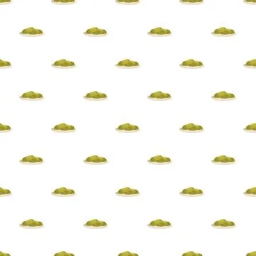 Stuffed grape leaves dolma seamless pattern background Stock Illustration
