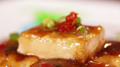 Stuffed meat with beans and stuffed tofu (1) Stock Footage 202208058