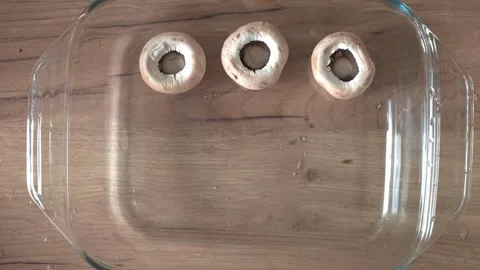 Stuffed Mushrooms Cooking Process. Video stock 220350239