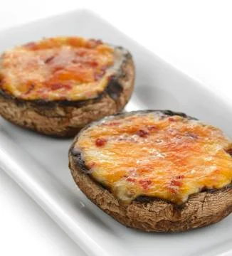 Stuffed mushrooms Stock Photos